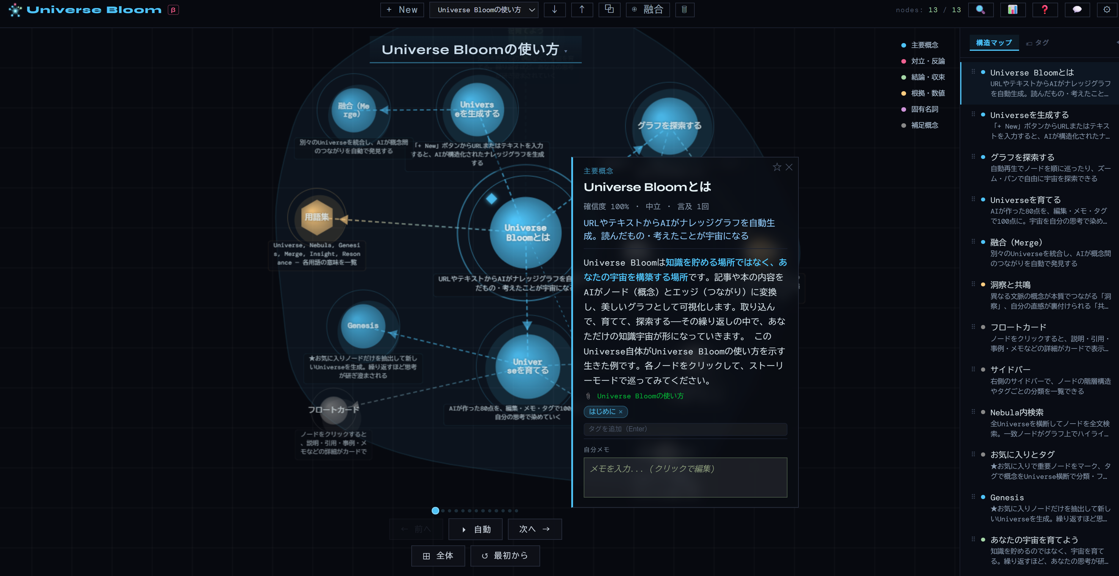 Universe Bloom screenshot